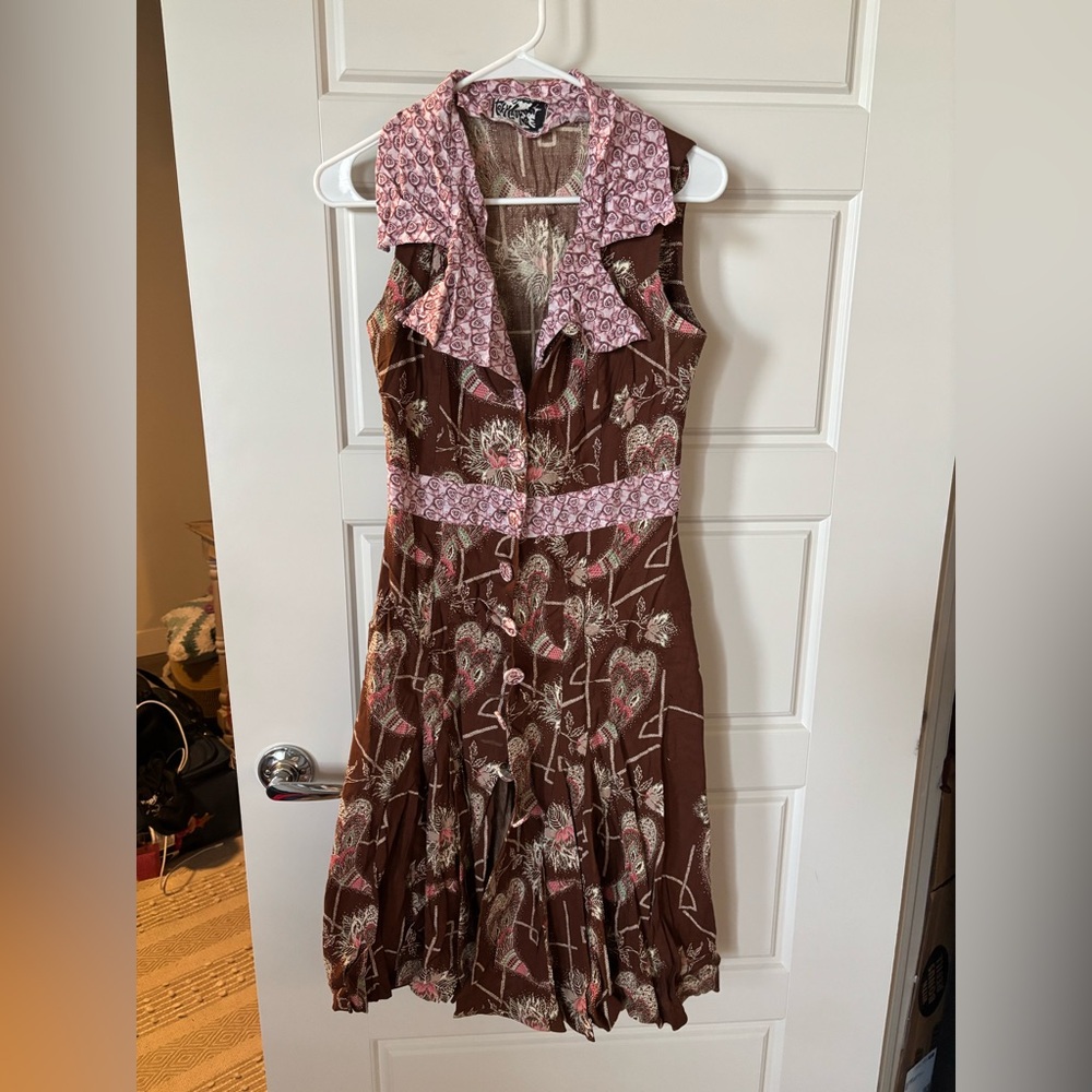 Vintage Ruffled Tiered Sundress